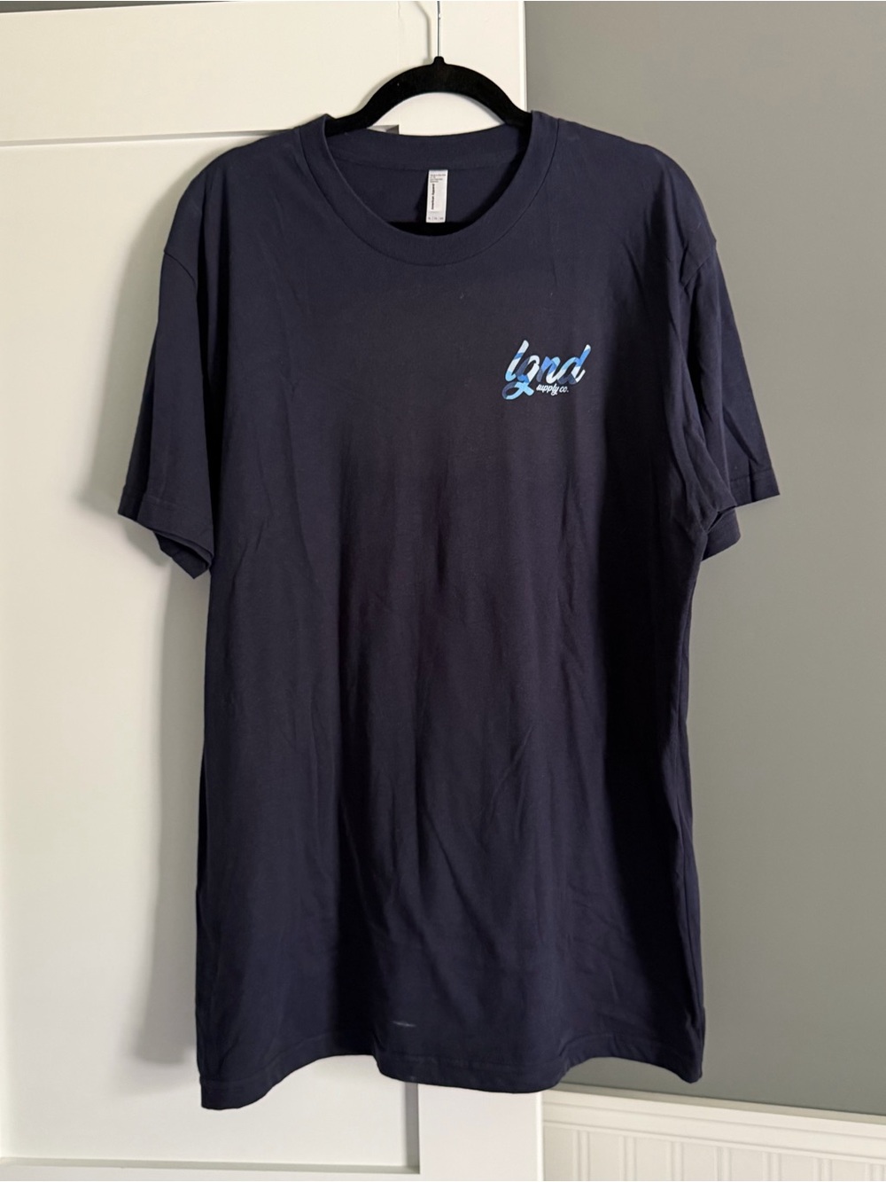 LGND Supply Co. Short Sleeve Graphic T-Shirt Navy Blue